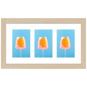 Fika drieluik fotolijst naturel