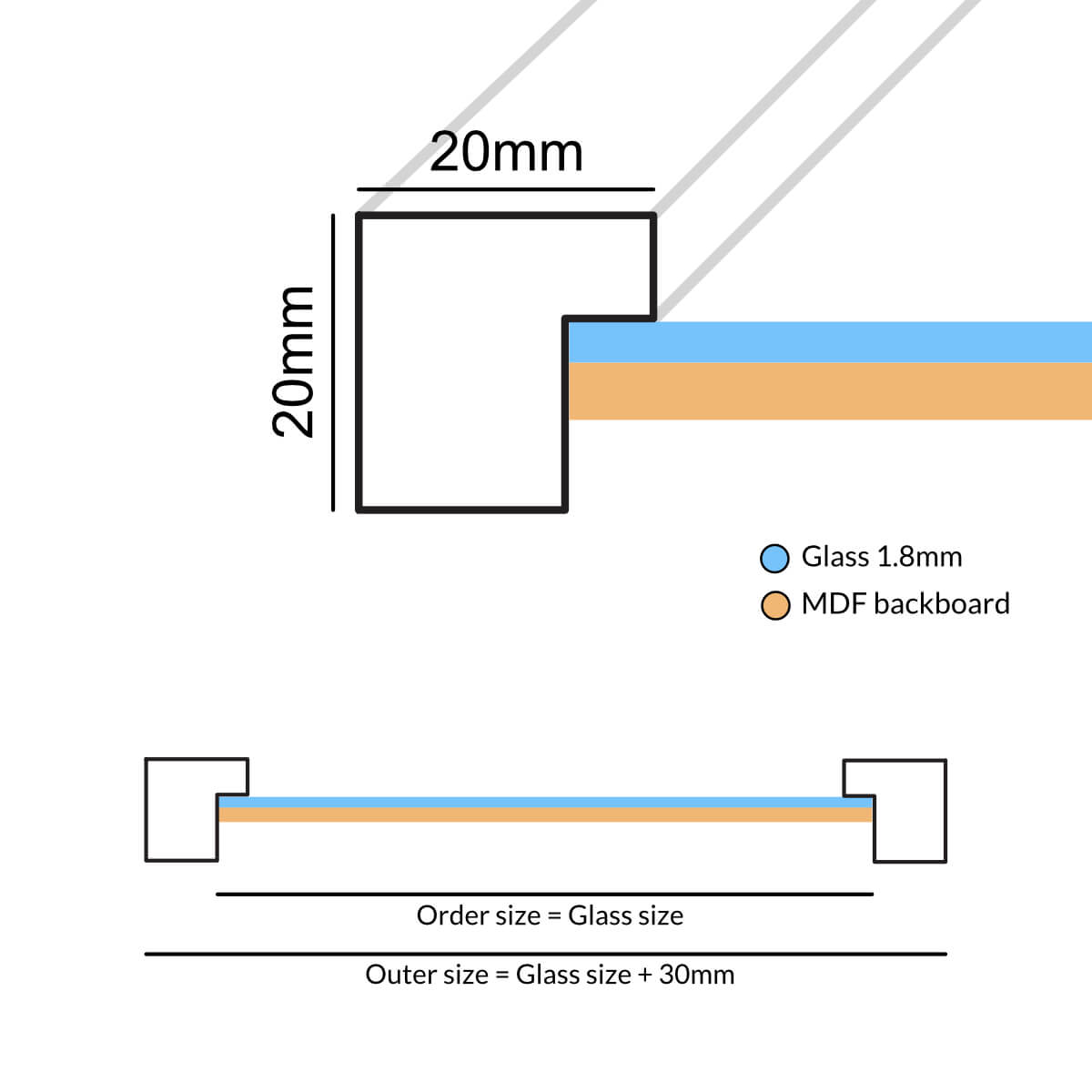 Fotomuur - 9 fotolijsten - SecaDesign Piazza Gallery - bruin