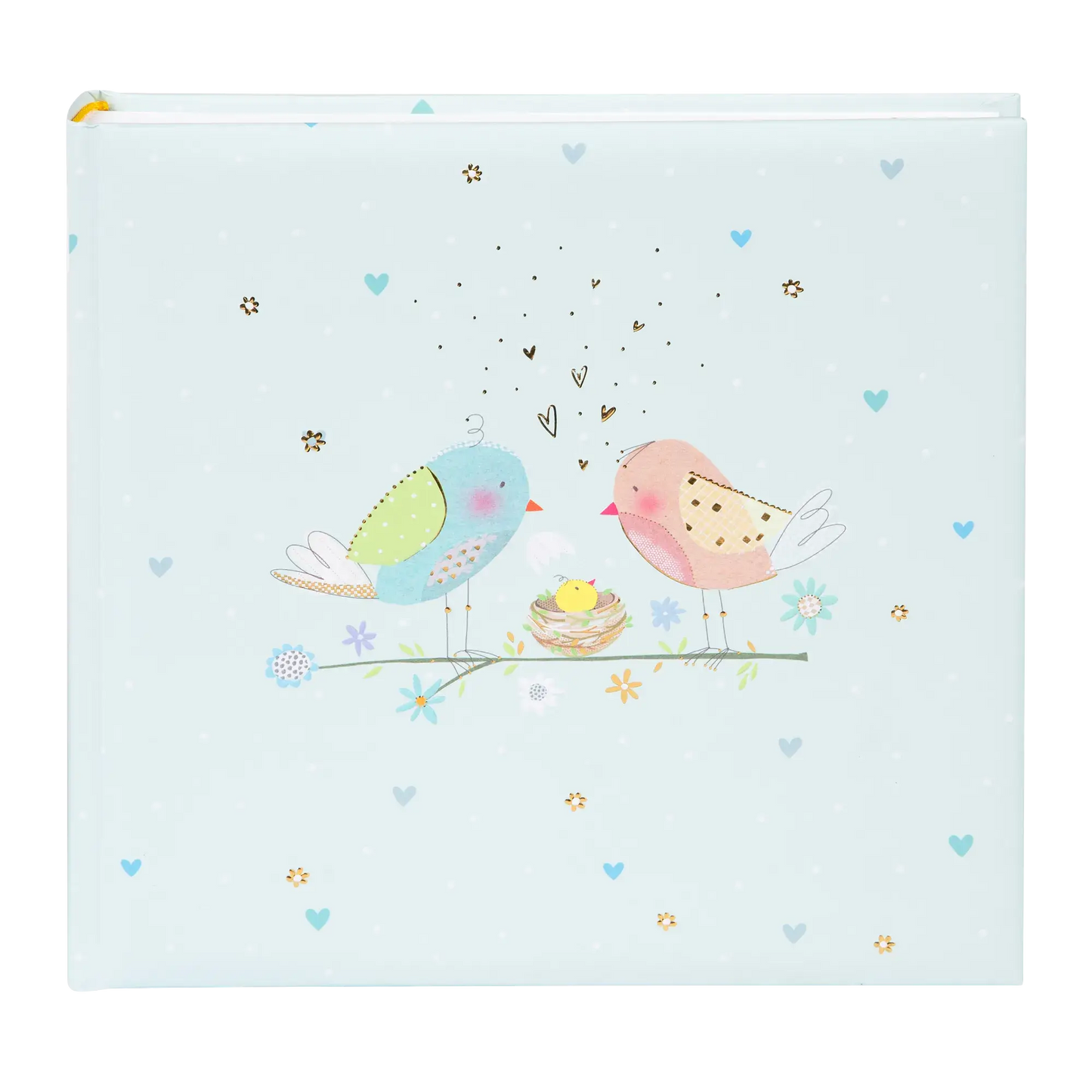 Goldbuch babyalbum Loving Birds - blauw- 25x25cm