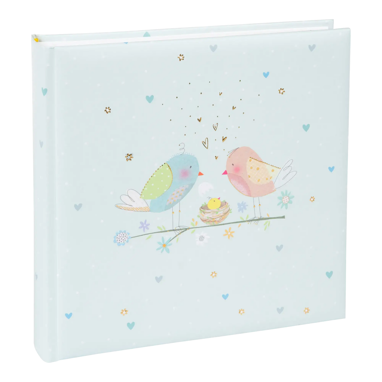 Goldbuch babyalbum Loving Birds - blauw- 25x25cm
