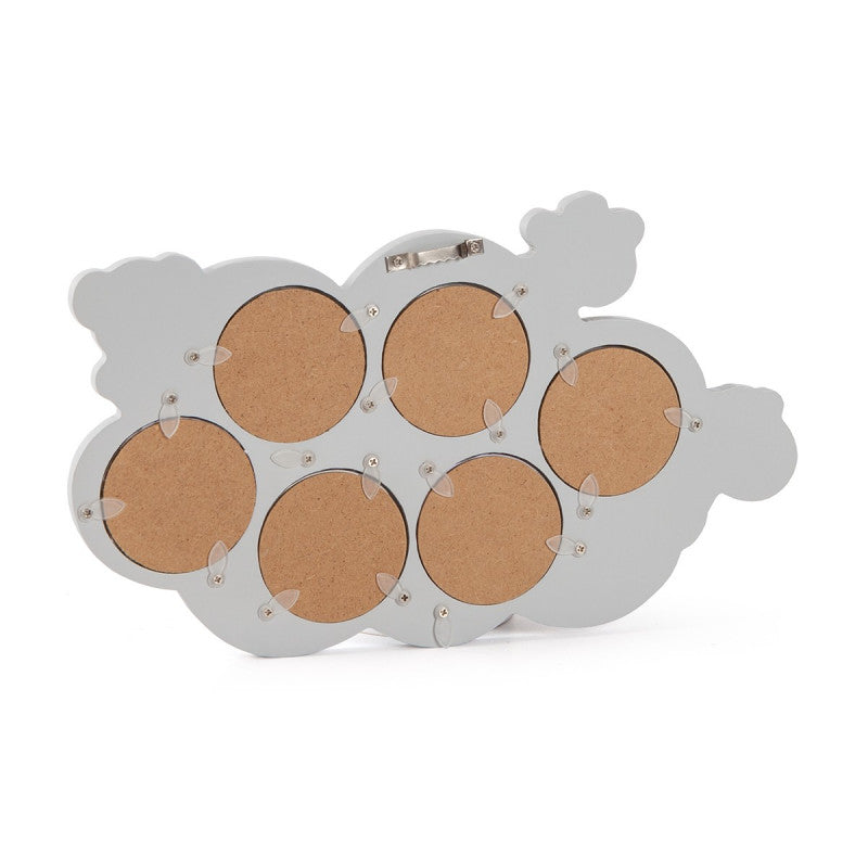 Collage fotolijst met dieren - 6 foto's 5x5 cm - model 333