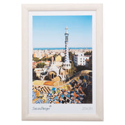 Fotolijst Curvy houtoptiek wit