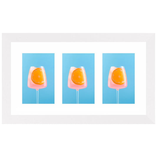 Fika drieluik fotolijst wit - 10x15 cm