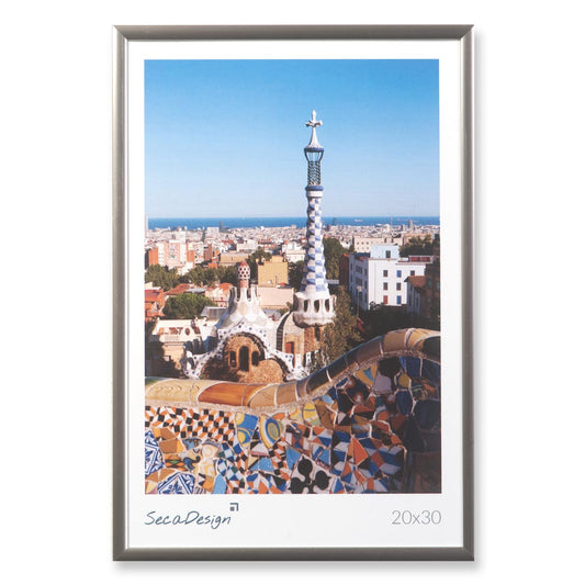 Aluminium fotolijst - Lumi - staalkleur - 10x15 cm