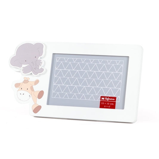 Fotolijst met dieren 10x15 - wit - model 331