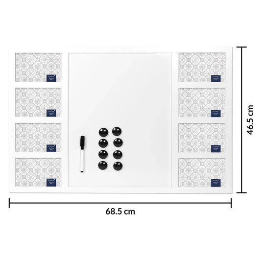 SecaDesign Fotolijst met Whiteboard - 8 Foto's 10x15cm