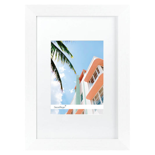 Houten fotolijst Fika wit - 10x15 cm