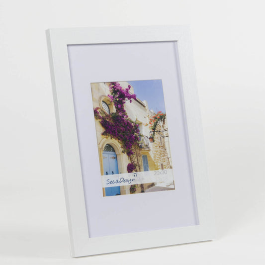 Houten fotolijst Fika wit