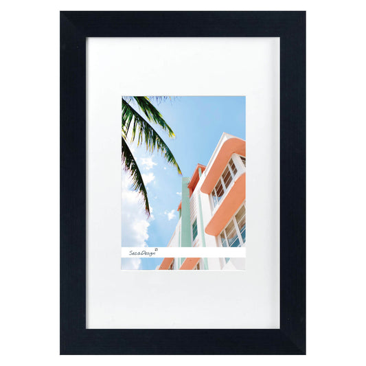 Houten fotolijst Fika zwart - 10x15 cm