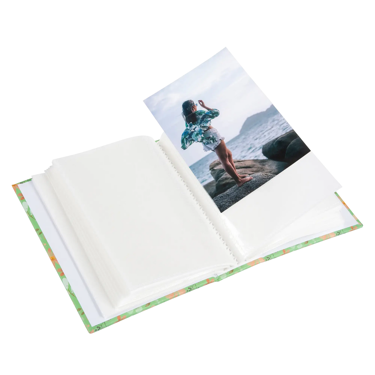 Goldbuch Insteek fotoalbum Floral - groen - 100 foto's 10x15 cm
