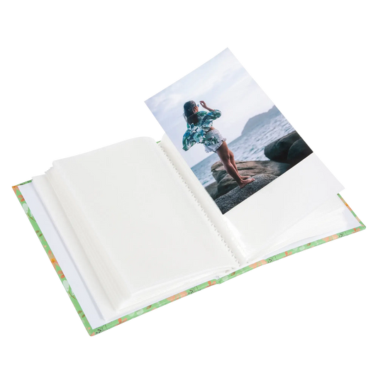 Goldbuch Insteek fotoalbum Floral - groen - 100 foto's 10x15 cm