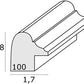 Fotolijst ovaal notelaar / bruin - S100H1