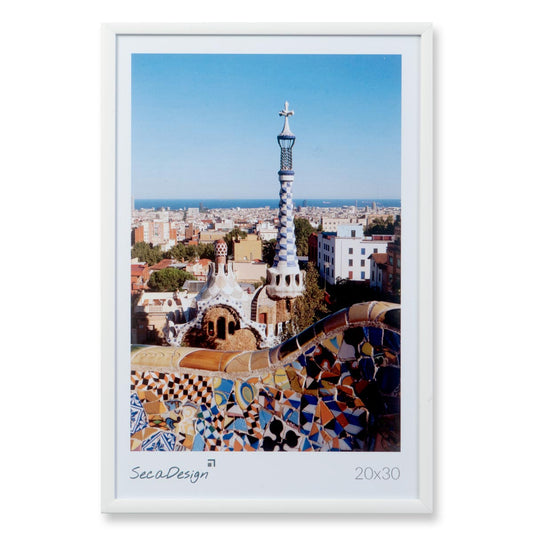 Aluminium fotolijst - Lumi – wit - 10x15 cm