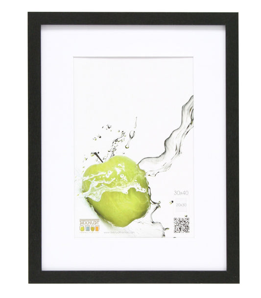 Fotolijst Deknudt S66KF2 zwart - 30x40 cm