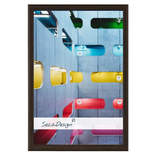 Fotolijst Materia zwart / bruin - 10x15 cm