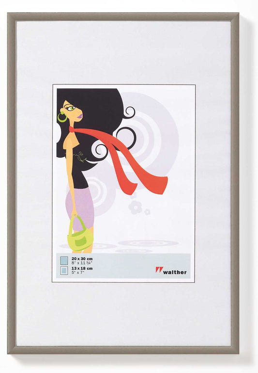 Kunststof fotolijst - New Lifestyle – staal - 10x15 cm