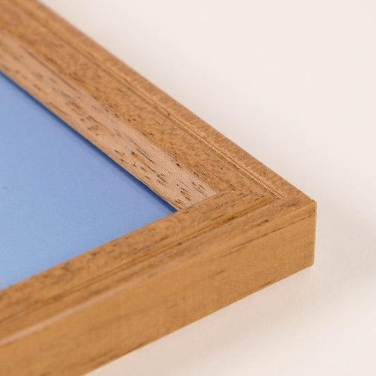 Houten fotolijst Linea lichtbruin