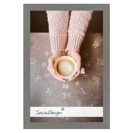 Houten fotolijst Nervi grijs - 15x20 cm