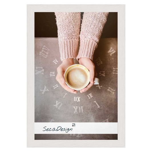 Houten fotolijst Nervi wit - 10x15 cm