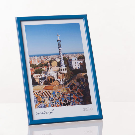 Kunststof fotolijst - Iris blauw