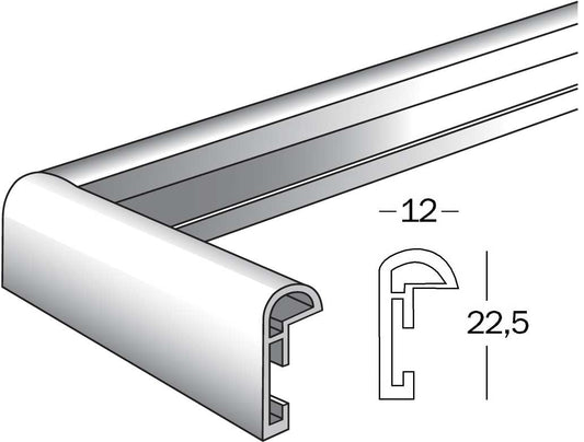 Kunststof fotolijst Galeria goud