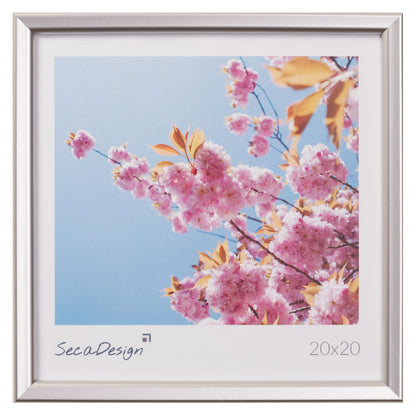 Kunststof fotolijst - Iris zilver