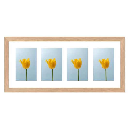 Fotolijst Anima - vierluik 10x15 cm - essenhout kleur