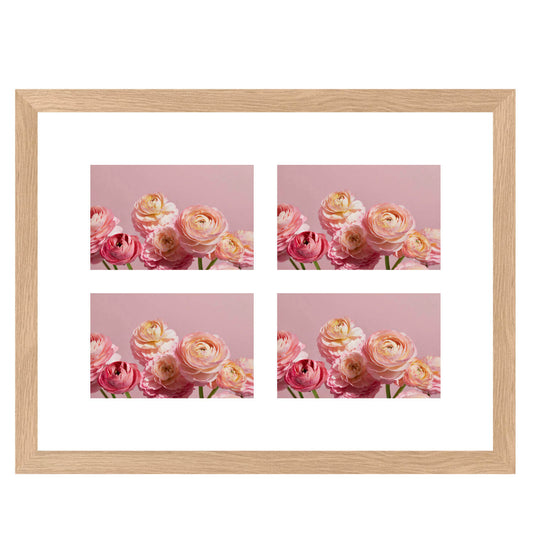Fotolijst Anima - vierluik 10x15 cm - essenhout - ANI4415A