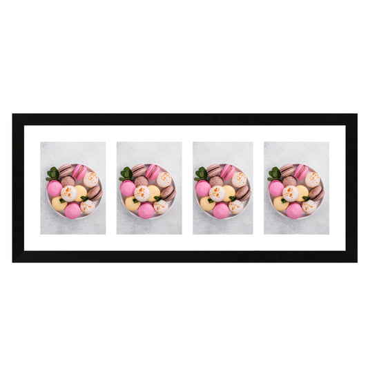 Fotolijst Anima - vierluik 13x18 cm - zwart